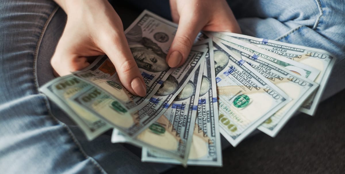 Money in your hands